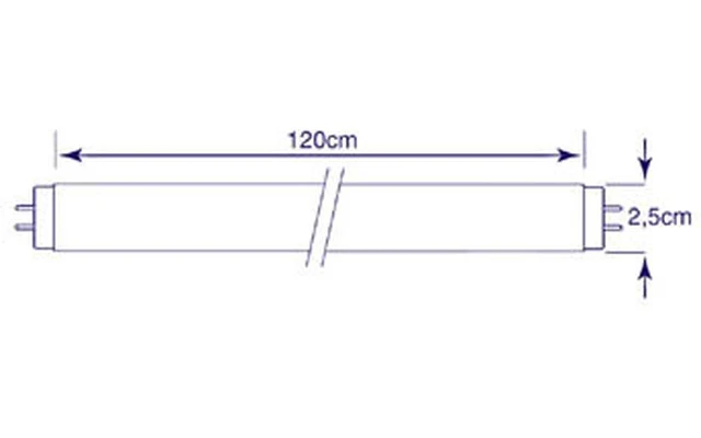 Philips TLD36W108 tubo fluorescente luz negra 36W/40W 120cm 