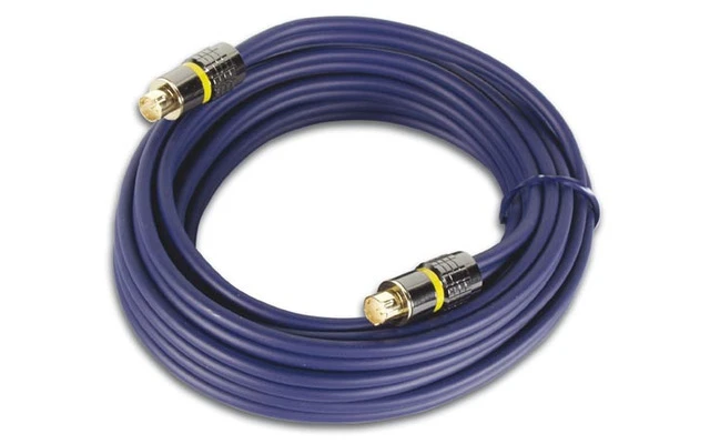 Cable vídeo SVHS, 2 x conector macho Mini-Din de 4 polos, dorado, 0.5m