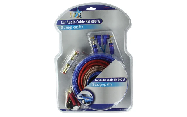 Kit de audio para coche con conectores anchos