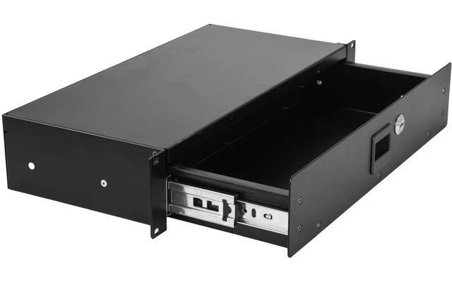 Omnitronic Cajón Rack SN-2 Cajón Rack con cerradura 2U