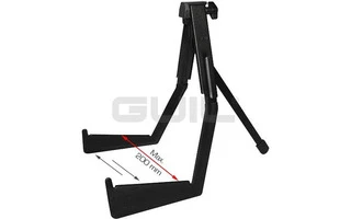 Guil GT-24 Soporte plegable y regulable para guitarra o bajo. Incluye funda de terciopelo