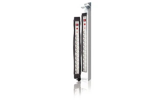 Regleta de 10 tomas Schuko con cable de 3m y protector contra sobretensiones en color negro
