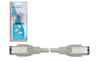 CABLE FIREWIRE - 6 PIN / 6 PIN - IEEE-1394, 1.5m