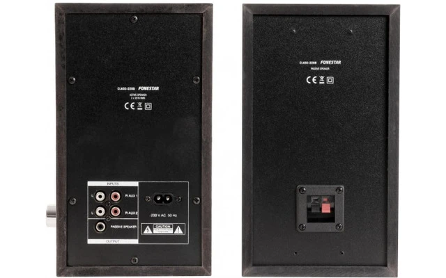Fonestar Class 220B Pareja de altavoces activos color blanco