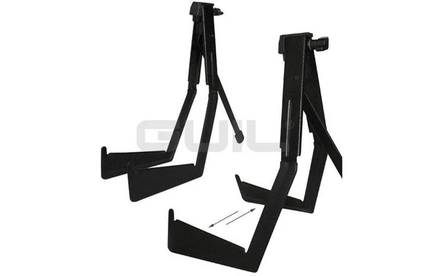 Guil GT-24 Soporte plegable y regulable para guitarra o bajo. Incluye funda de terciopelo