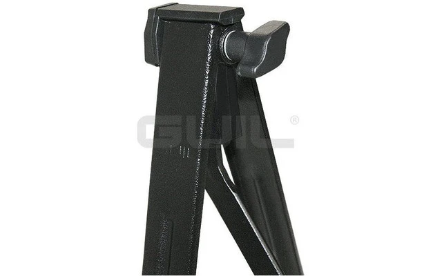 Guil GT-24 Soporte plegable y regulable para guitarra o bajo. Incluye funda de terciopelo