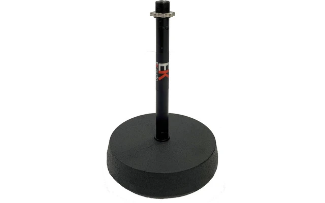 Soporte de micrófono negro para sobresamesa - altura fija 180mm