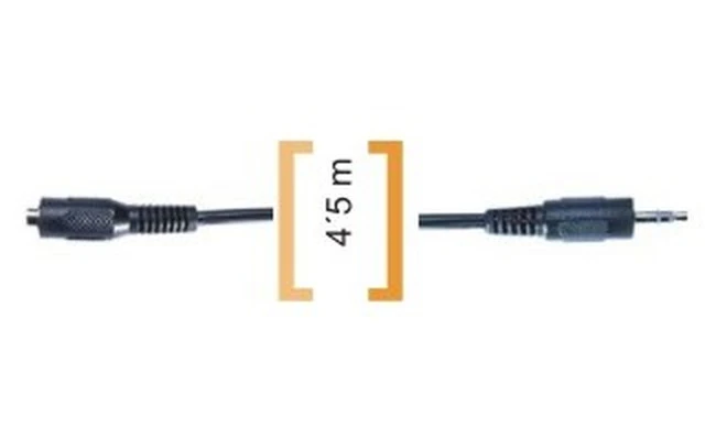 Jack hembra 3´5 mm estéreo - cable extensible 4´5 m - Jack