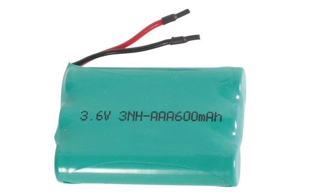 PAQUETE DE PILAS INDUSTRIALES NiMH 3.6V-600mAh CON CONEXIONES DE