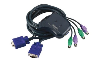 EMINENT - CONMUTADOR KVM AUTOMÁTICO DE 2 PUERTOS
