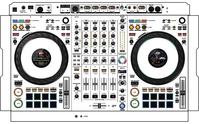 DDJ FLX10 Skin White
