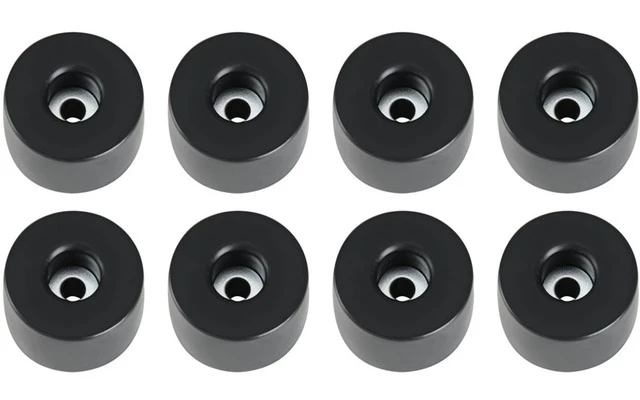 Adam Hall Hardware 4911 M 8 AH El conjunto de 8 pie de goma 38 x 25 mm en bolsa