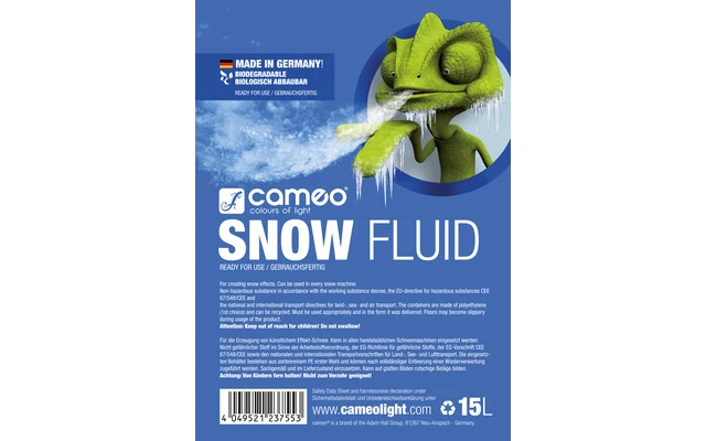 Cameo Snow Fluid 15L