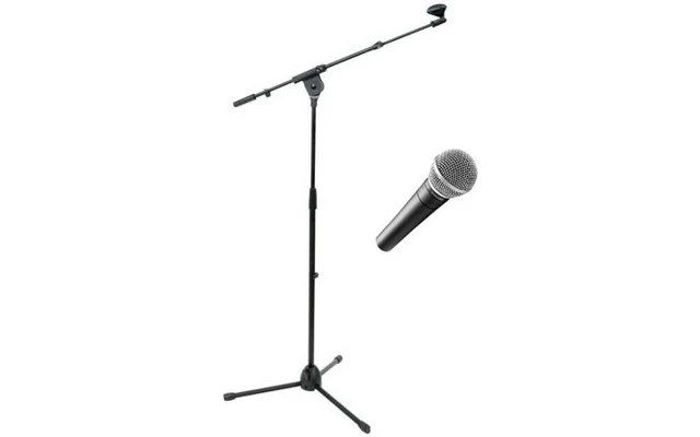 Shure SM58 con soporte de jirafa