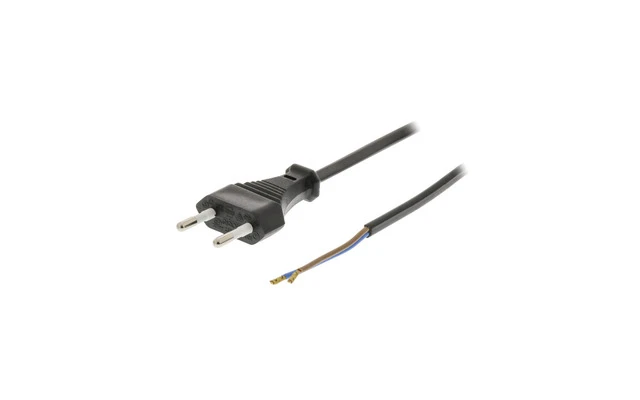 Cable de Alimentación Euro Macho - Abierto 3.00 m Negro - Valueline VLEP11700B30