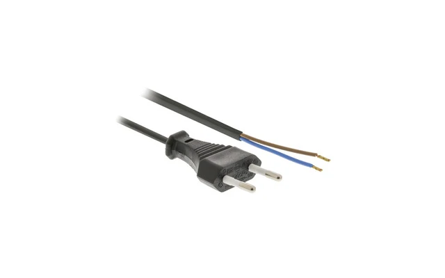 Cable de Alimentación Euro Macho - Abierto 3.00 m Negro - Valueline VLEP11700B30