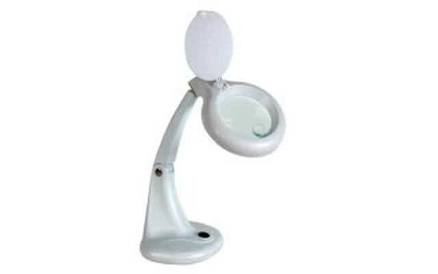 Lámpara de escritorio con lupa 3 + 12 dioptrías - 12W - Color blanco