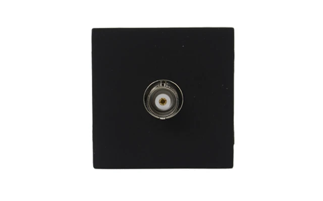 Audac CP 43 BNCB Placa de conexión con BNC negra