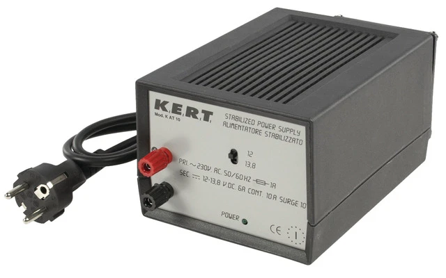 Power Converter 230 VAC - DC 12 / 13.8 V 6.0 A - Kert KAT10