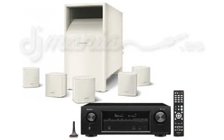 Denon AVR X1400 + Bose AcoustiMass 6 Blanco
