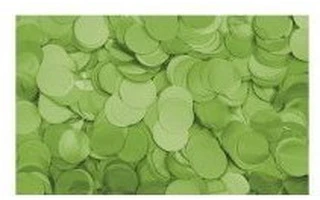 Showtec Recarga Confeti redondo 55x17mm Verde claro