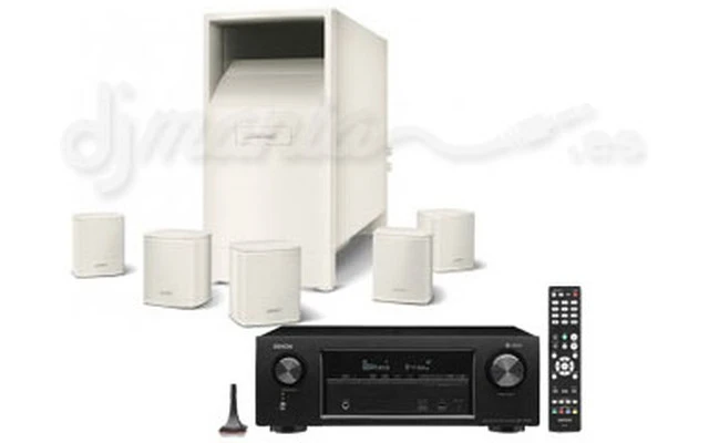 Denon AVR X1400 + Bose AcoustiMass 6 Blanco