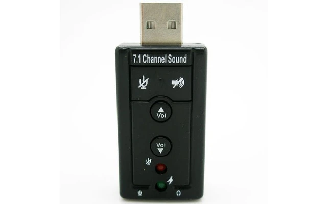 Tarjeta de sonido USB 7.1