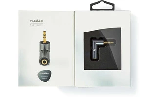 Adaptador de audio estéreo - 3.5 mm macho - 3.5 mm hembra