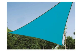 Vela de sombra triangular - 5 x 5 x 5 m - COLOR: AZUL CELESTE