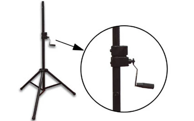 Pie de caja acustica con soporte giratorio