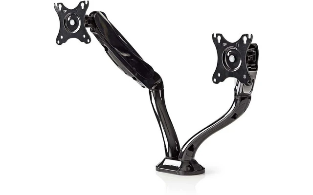 Imagenes de Soporte para Monitor de Sobremesa - Brazo para Monitor Doble - Rotación completa - 10-32"