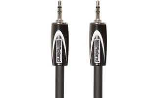 Roland RCC103535 Cable serie Black minijack estéreo a minjack estéreo 3 m