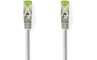 Cable de Red CAT7 PiMF - RJ45 Macho - RJ45 Macho - 0,5 m - Gris