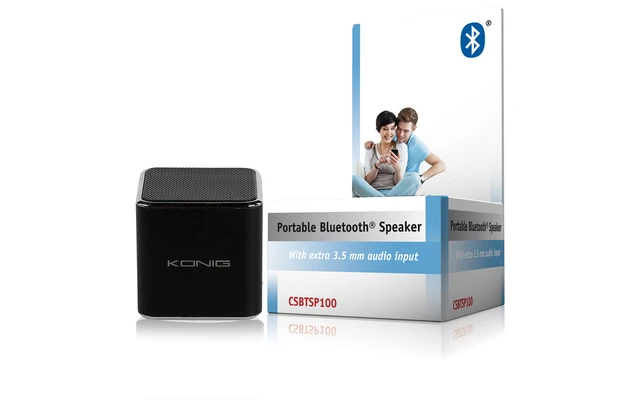 Altavoz portátil con  Bluetooth negro