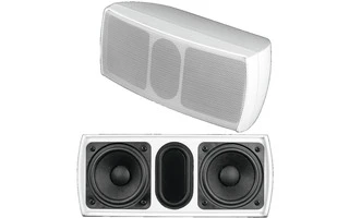 OMNITRONIC OD-22T Altavoz de pared 100V blanco