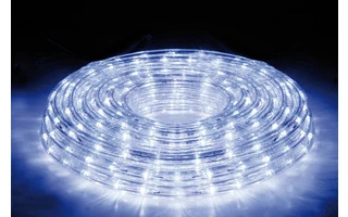 Juego de manguera de LED con controlador - Blanco - 10m