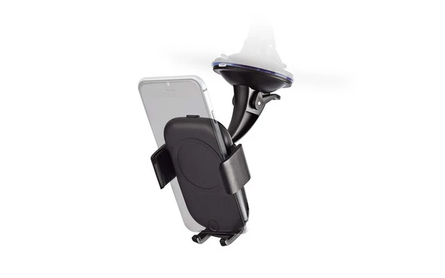 Cargador Inalámbrico para Coche - 2,0 A - 10 W - Negro - Nedis CCHAQ10W2BK