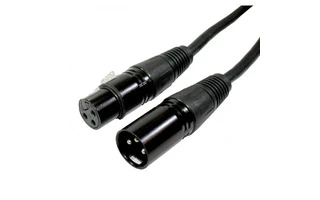 Cable XLR Macho a XLR Hembra 0.5 metros