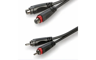 SoundSation GL-2RCAM2RCAF Cable prolongador 2xRCA macho - 2xRCA hembra