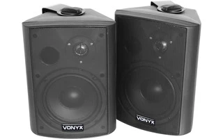 Vonyx Juego de altavoces 2 vias 120W - negro