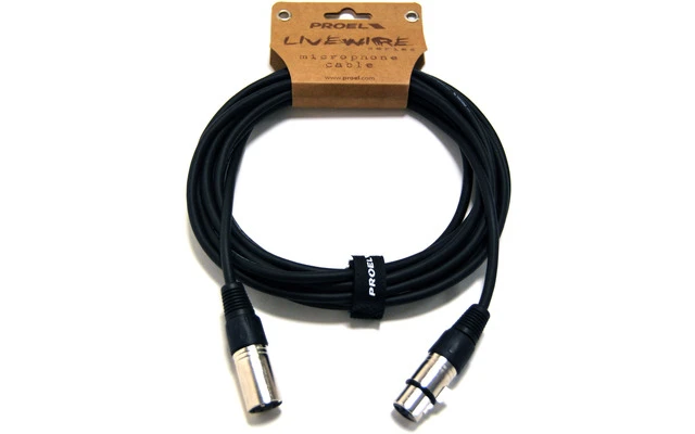 Cable XLR de 3 pines de 3m