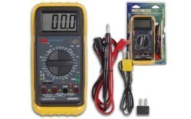 Multimetro 3 ½ Digitos - 30 Rangos / 20A / Temperatura / Capacim