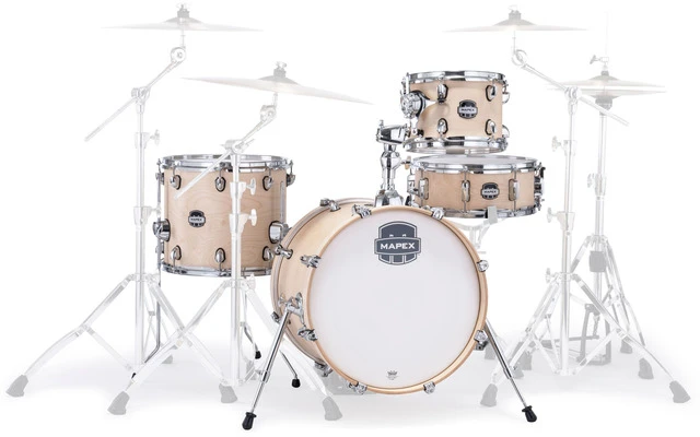 Mapex MM486SNW Drum Set Mars Maple 4 Pcs Natural Satin