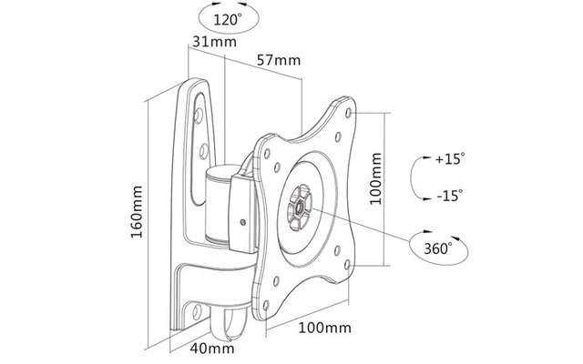 Soporte de pared para TV - 23