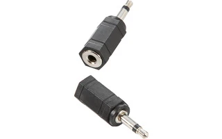 Adaptador de Minijack 3,5 mm hembra estéreo a Minijack 3,5 mm macho mono