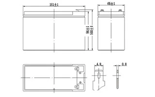 BATERÍA DE PLOMO-ÁCIDO 12V-7Ah