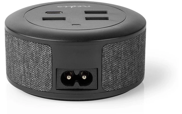 Cargador de Sobremesa de Tela para toda la Familia - 3x USB de 2,1 A (máx) - 1x USB-C de 30 W 