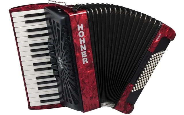 Hohner Bravo III 72 Rojo A16632 Silentkey