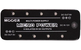 MOOER Micro Power Power Supply 8 Puertos