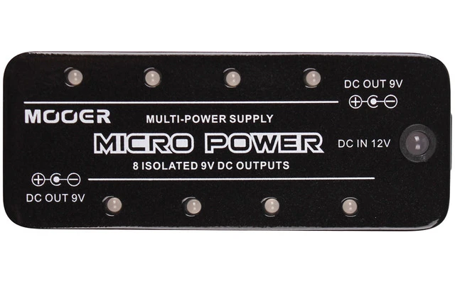 MOOER Micro Power Power Supply 8 Puertos